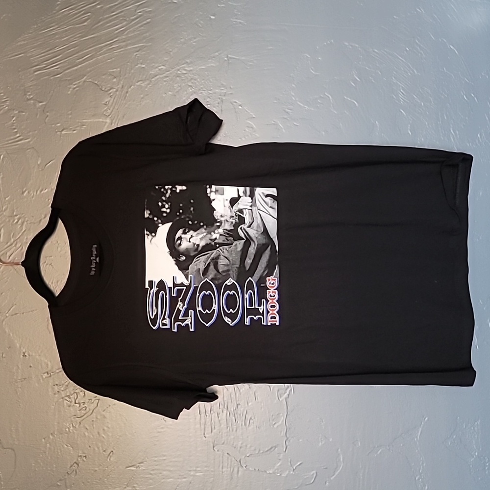 Snoop Dogg Graphic Tee Small Black Rap Hip Hop Streetwear Shirt NWOT